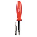 Great Neck Screwdriver, 4" 1, Assorted Color SD4BC